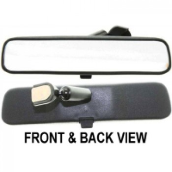 Replacement GM01 Rear View Mirror - Black, Direct fit